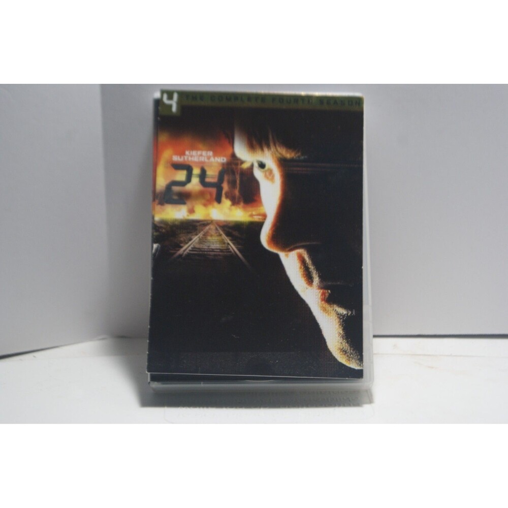 24 - The Complete Fourth 4 Four Season DVD Keifer Sutherland Action TV Drama Ser